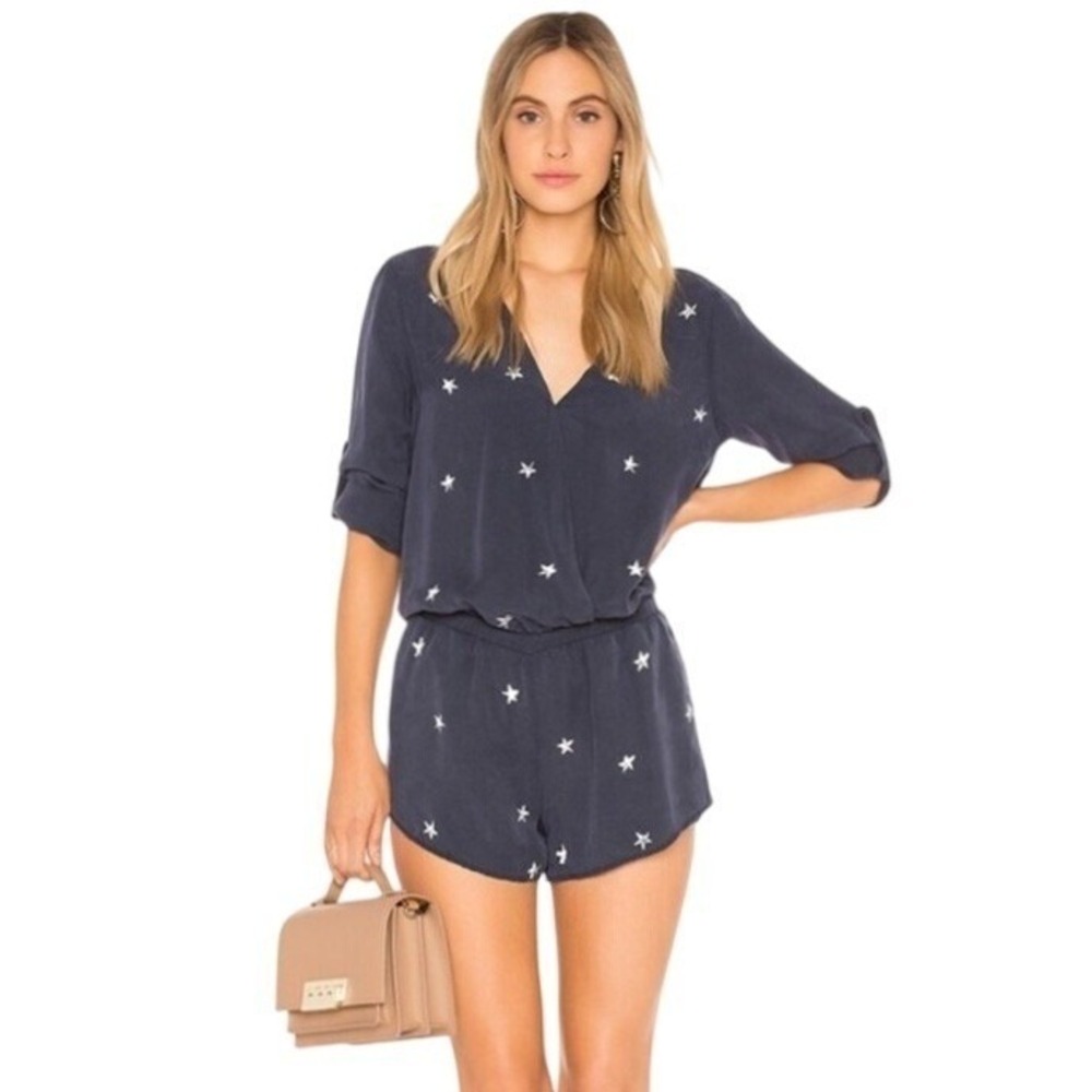 NWT Bella‎ Dahl Romper Navy Stars Revolve Size XS